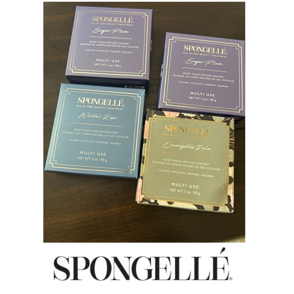 Spongellé Multi-Use Body Wash Infused Buffers Set